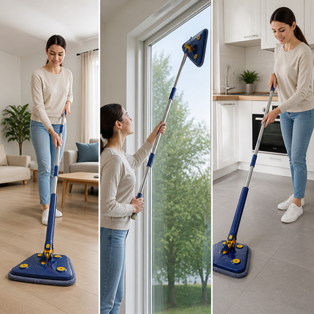 HydroEase™ Mop — Effortless Cleaning That Leaves Every Corner Sparkling Without the Strain
