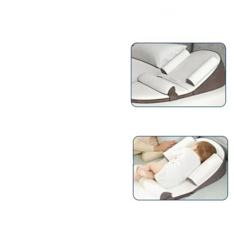 Memory Foam Infant Wedge Pillow with Reflux Support and Removable Cover