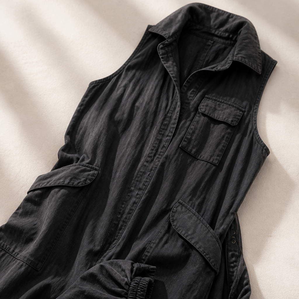 Velaire™ Sleeveless Overalls — Move Freely, Look Effortlessly Magnetic All Day