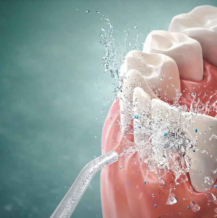 Water Flosser for Dental Care with Interchangeable Nozzles