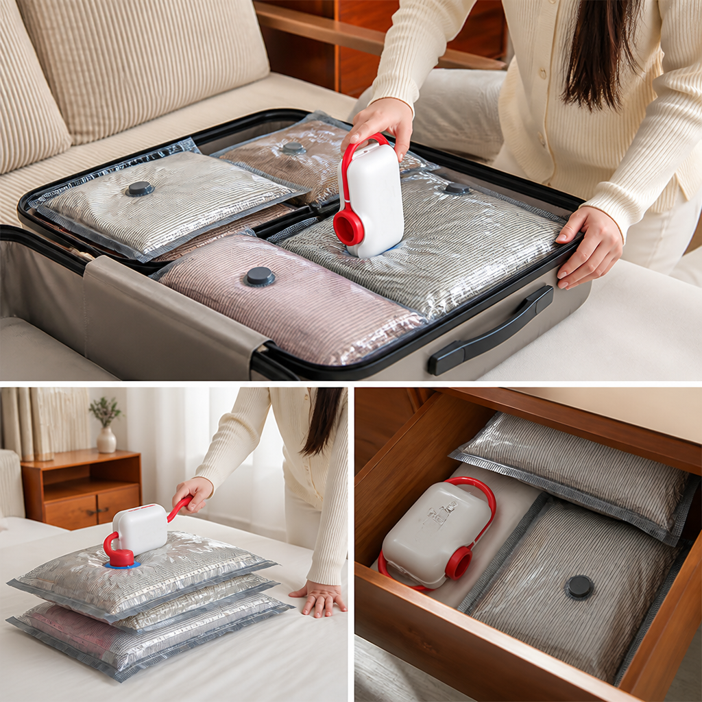 VoyageEase™ — Instantly Shrink Your Bags and Travel Stress-Free Every Time