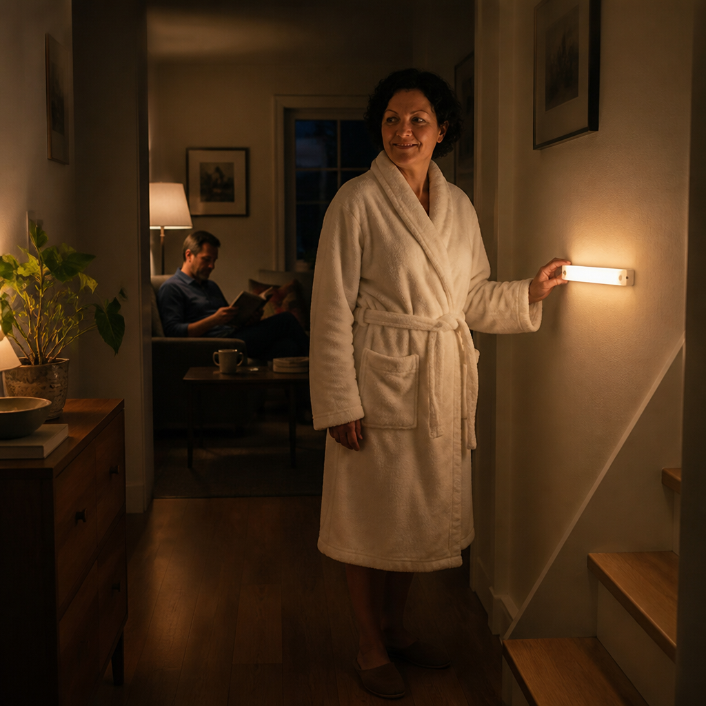 FluoWave™ — Hands-Free Light That Transforms Darkness Into Easy, Instant Safety