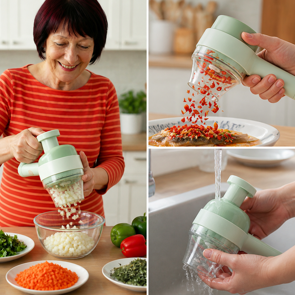 SliceStream™ — Cut Prep Time, Clear Counter Clutter, and Cook with Joy Every Day