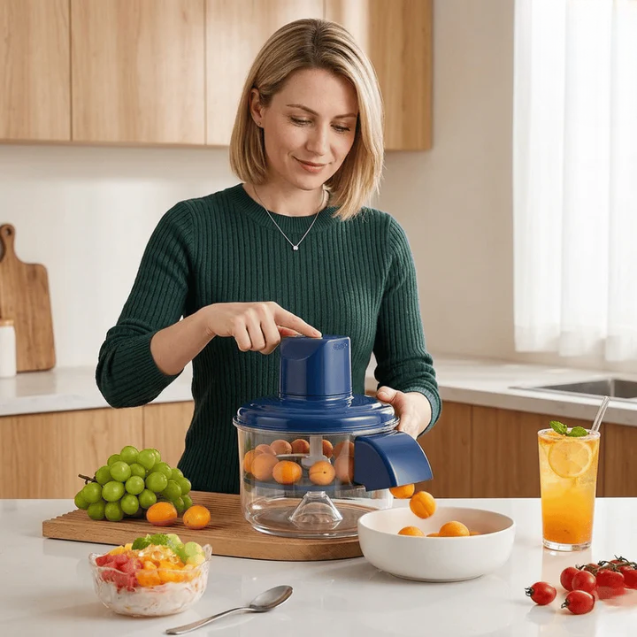USB Rechargeable Electric Chopper with Five Blades