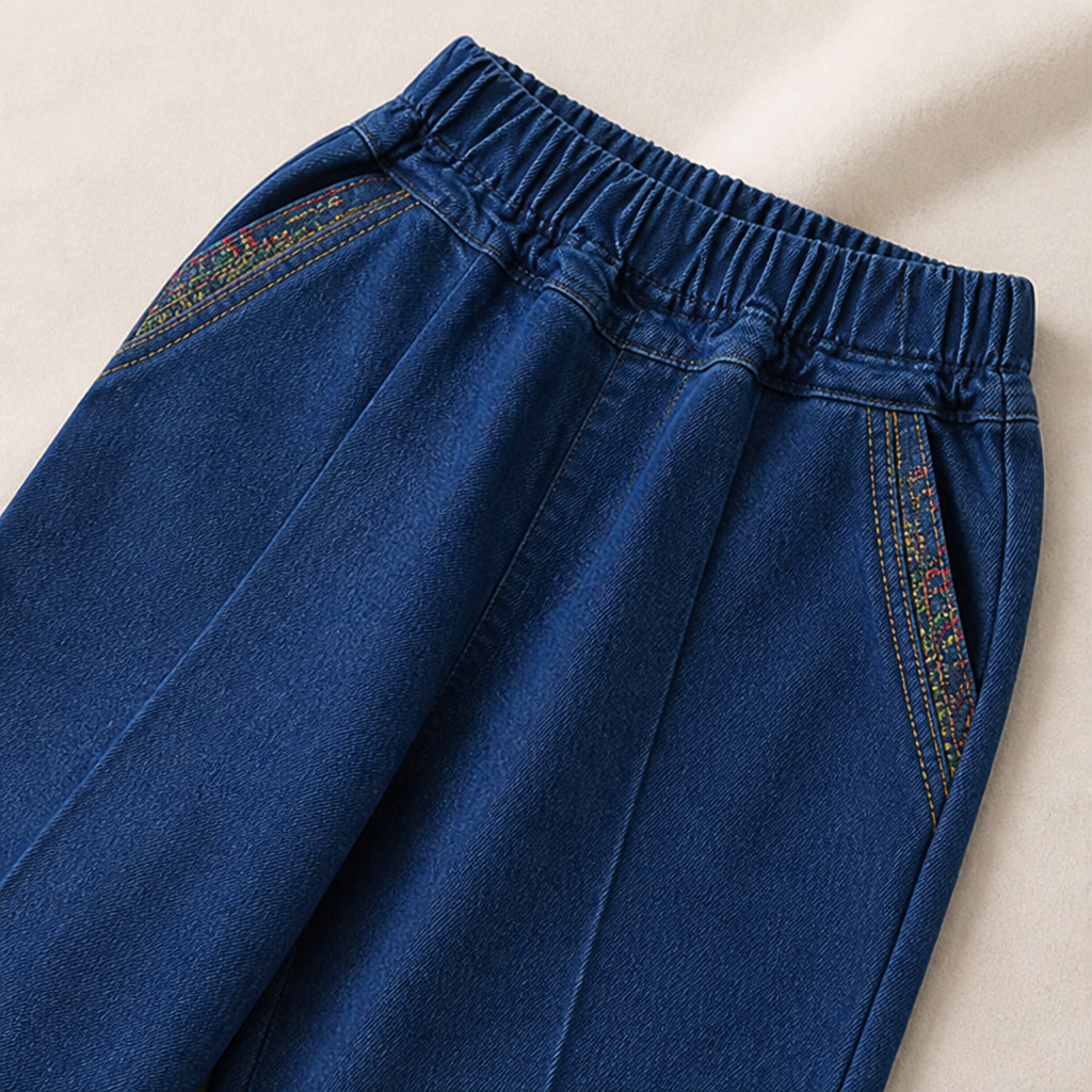 VelloraFlex™ — Jeans That Sculpt Your Curves and Free Your Every Move