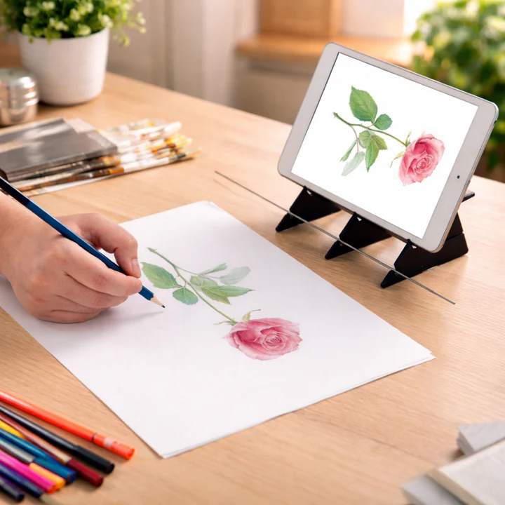 Image Tracing Board with Smartphone Stand – Accurate Drawing Tool