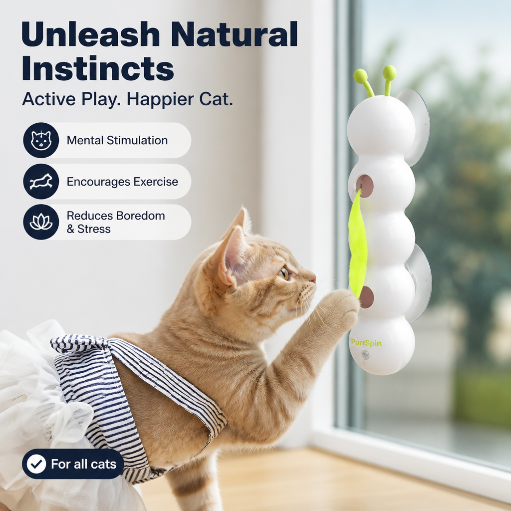 Cat Toy to Stimulate Hunting Instinct and Alleviate Indoor Boredom
