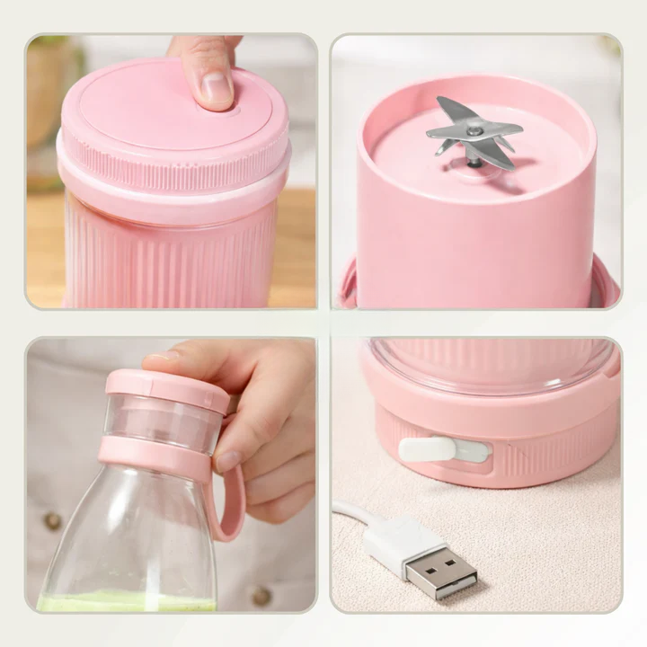 USB Blender for On-the-Go – 20,000 RPM, Blend and Sip