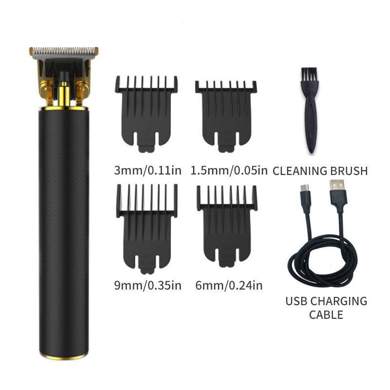Rechargeable T-Blade Trimmer – Cordless Hair Clipper for Precise Fades