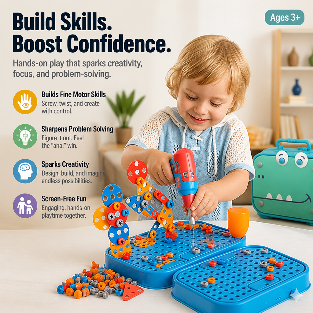 CraftKiddo™ — Unlock Your Child’s Genius with Every Build and Spark Confidence