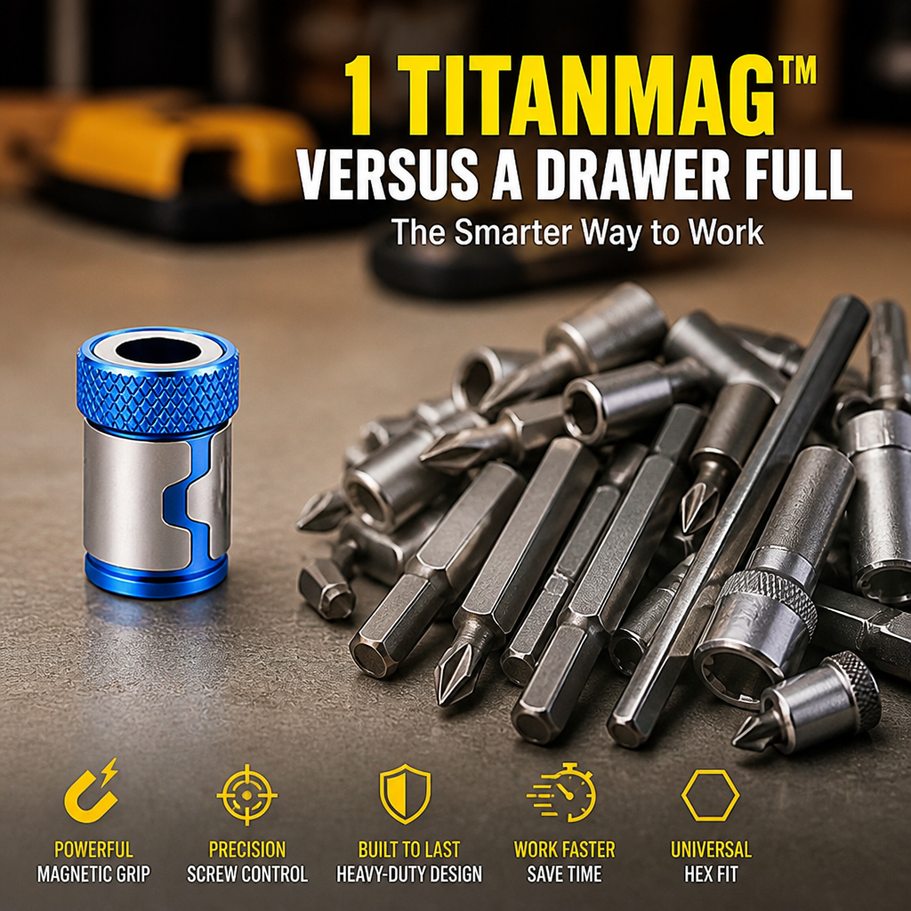 TitanMag™ — Take Control and Finish Every Screw with Unshakable Precision and Zero Stress