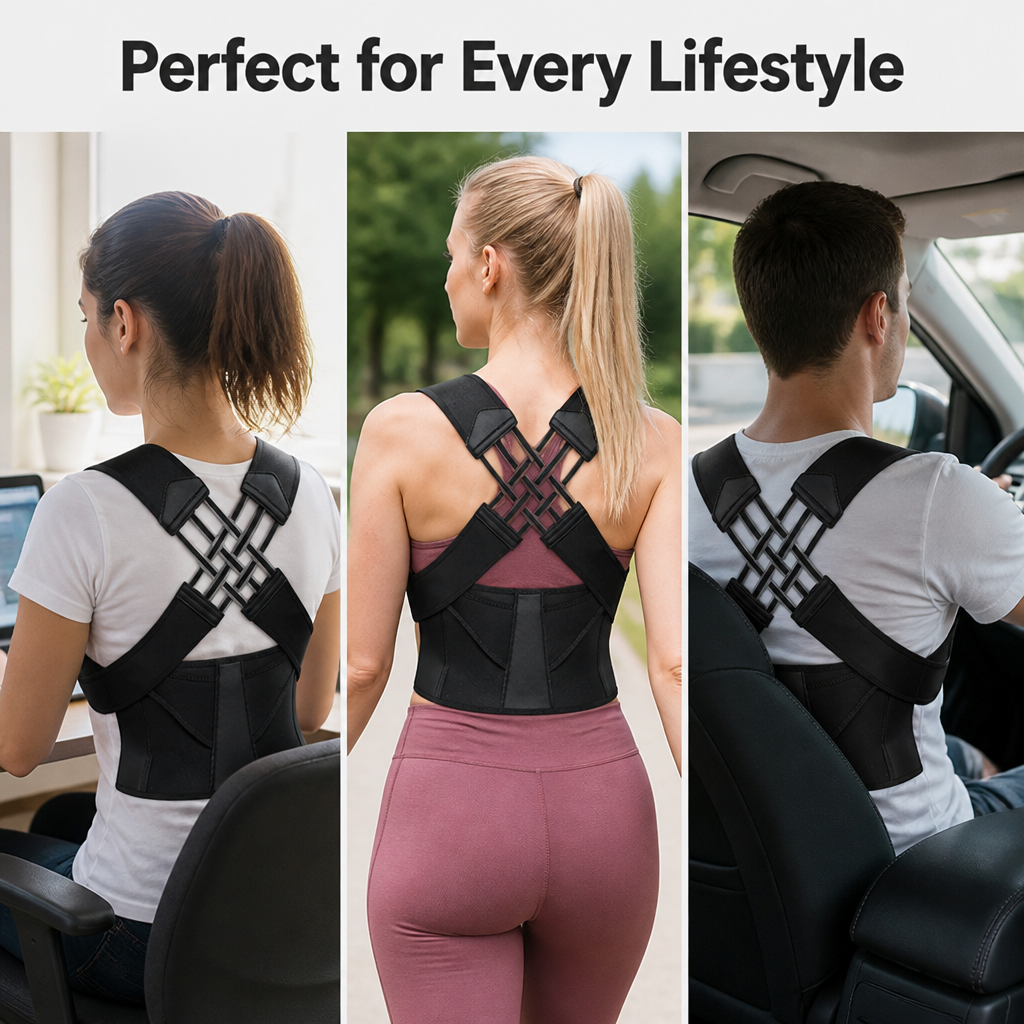 SpineBoost™ — Stand Taller Instantly and Move Through Your Day Pain-Free