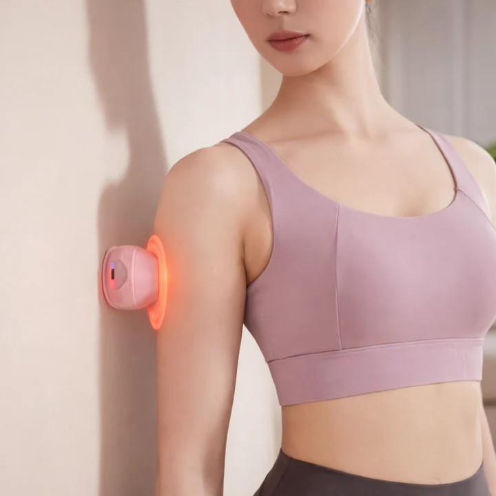 6 cm Massage Ball with Suction Cup – Heat and Vibration Feature