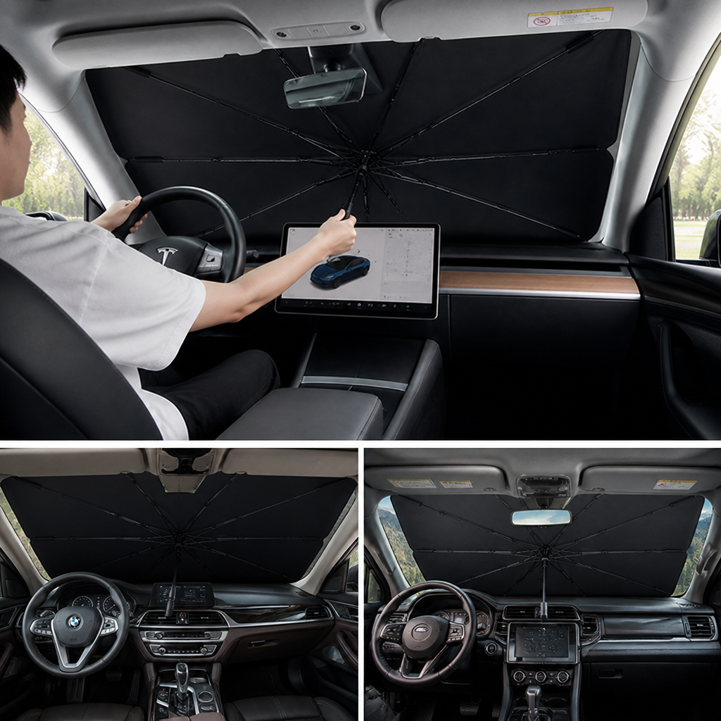 SolarVeil™ — Step Into Instant Cool and Shield Your Car from Sun Damage