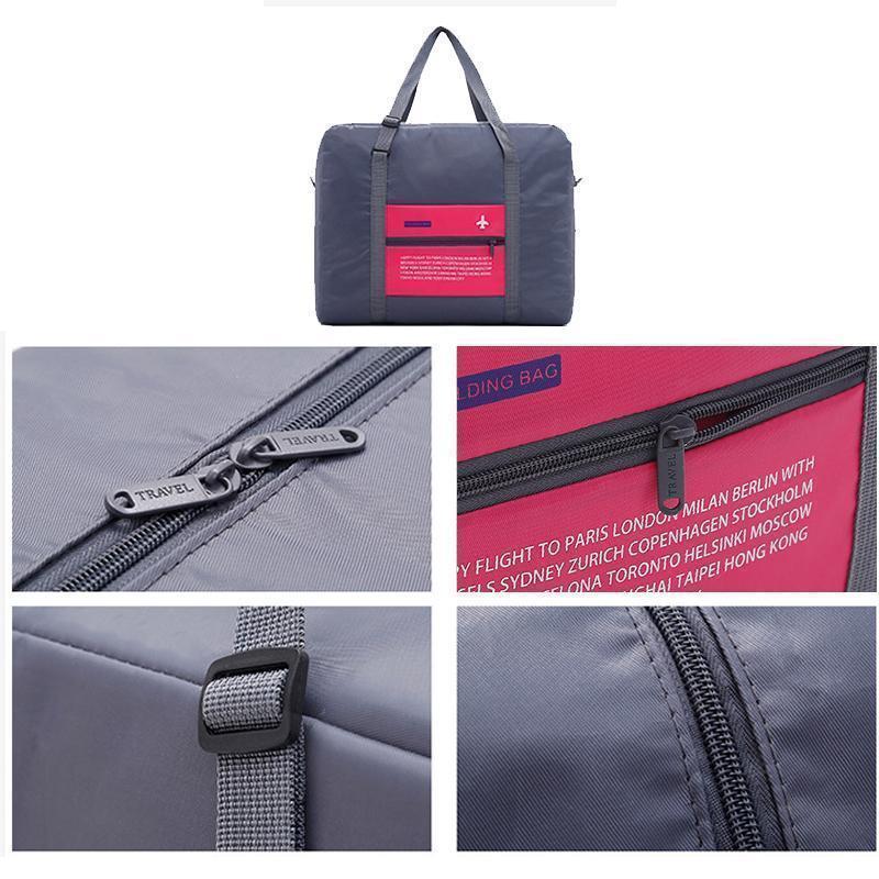 Travel Bag with Suitcase Connector – Foldable Design