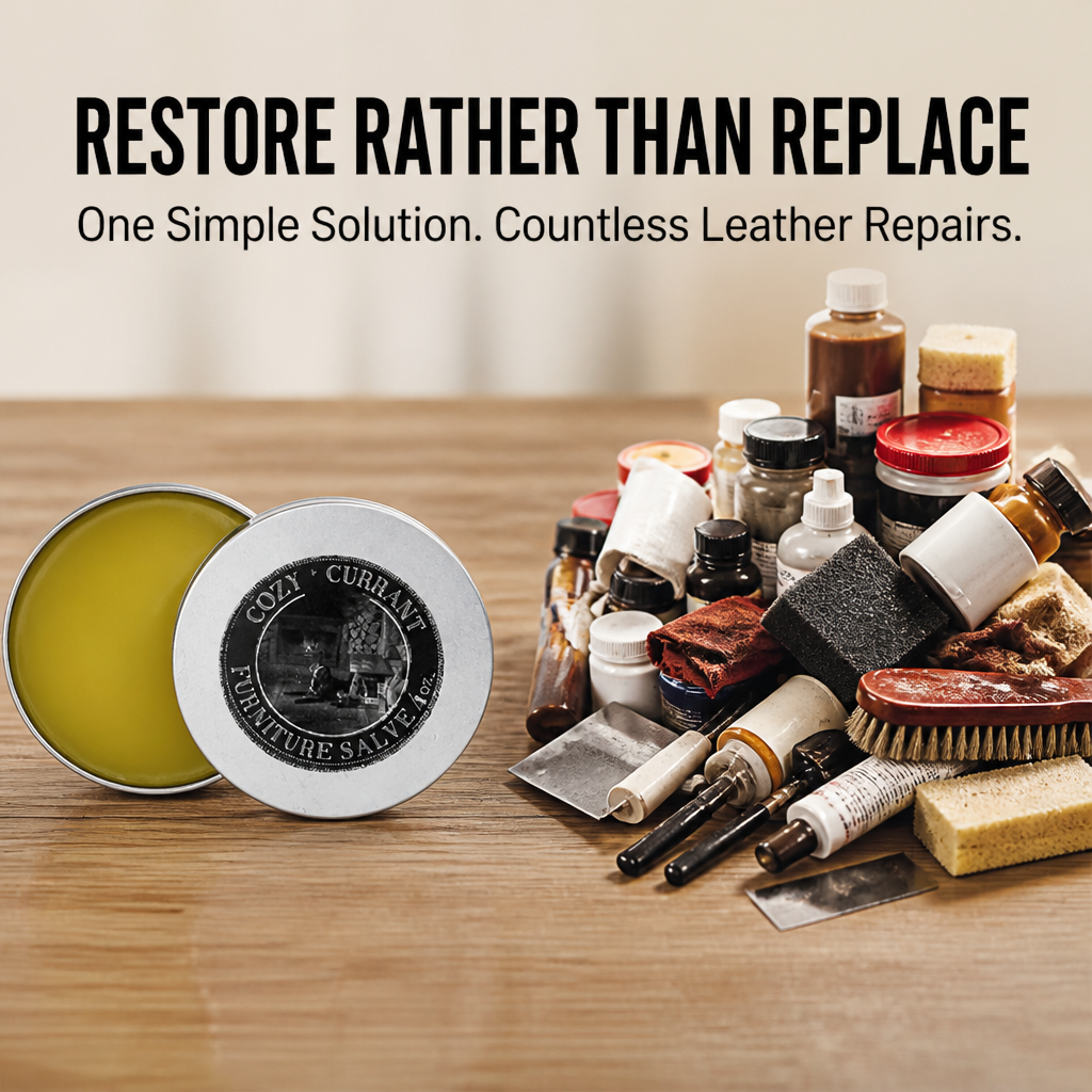 LeatherLuxe™ Restoration Paste — Bring Your Leather Back to Rich, Flawless Perfection Without the Mess or Stress