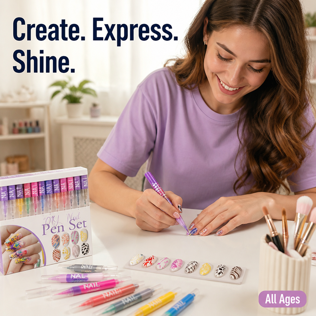 VividAura™ — Unleash Bold, Flawless Nail Art That Lasts and Cares