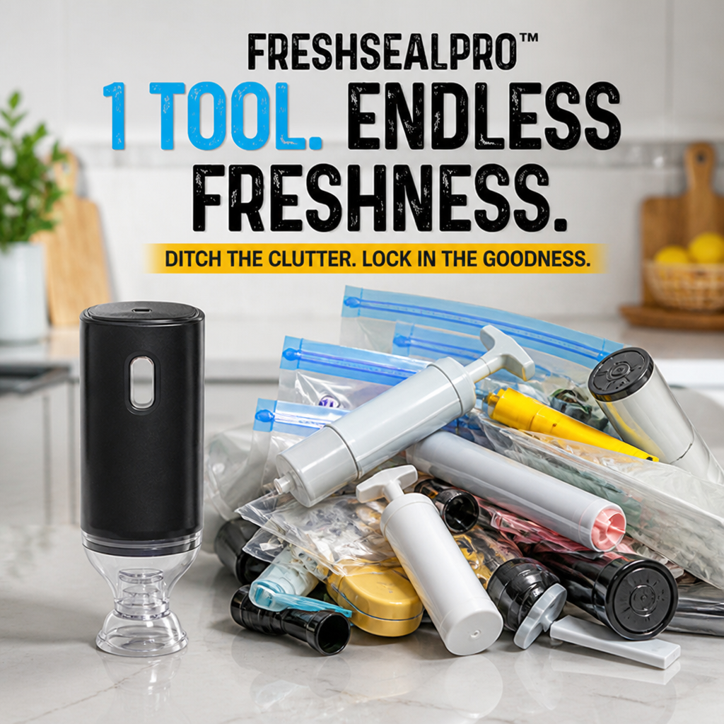 FreshSealPro™ — Keep Every Bite Fresh, Flavorful, and Waste-Free