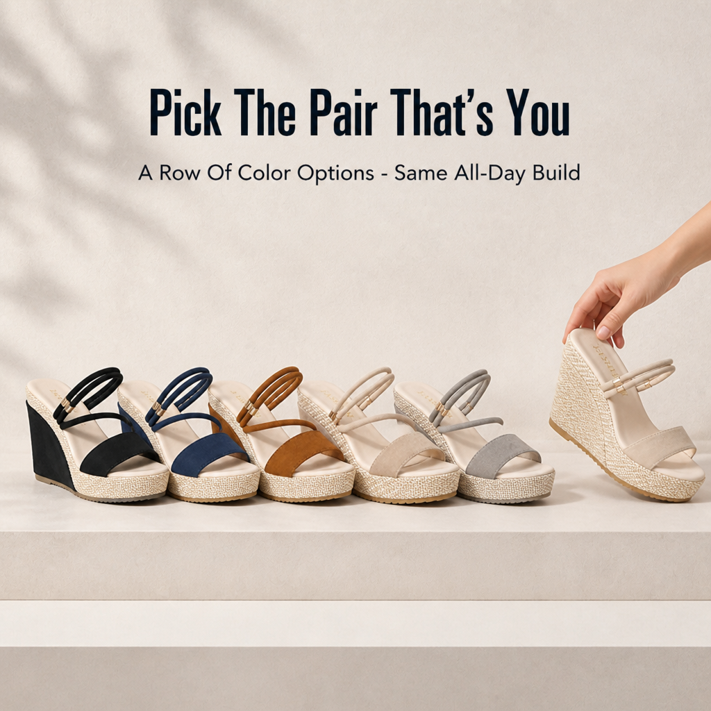 RadianceRise™ — Walk Confidently All Day in Cloud-Like Comfort and Timeless Style