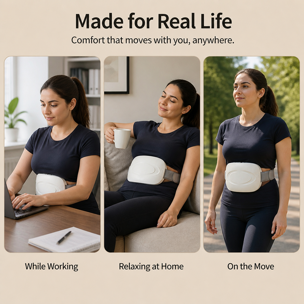 LuminaCore™ — Melt Belly Tension and Cramps With Deep Heat and Rolling Massage