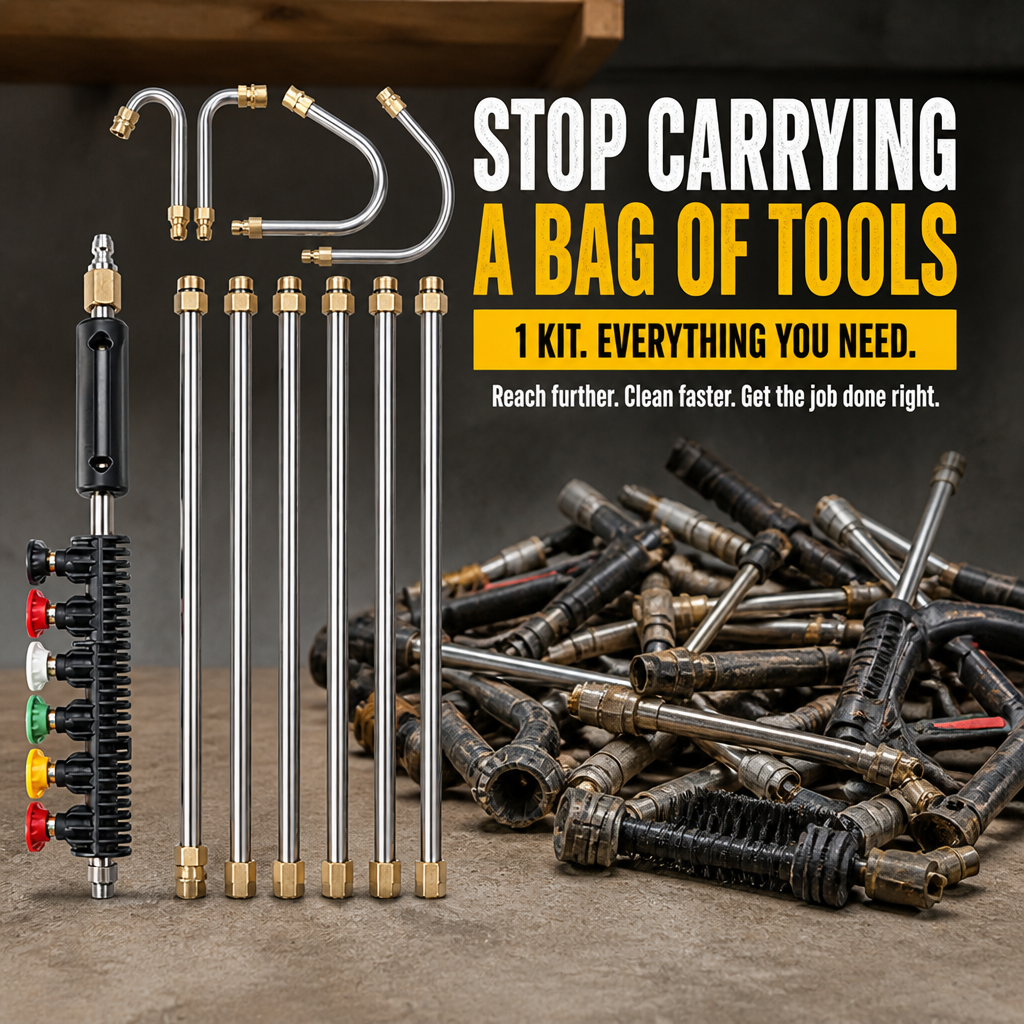 BoltStream™ — Power Through Every Mess Safely Without Climbing