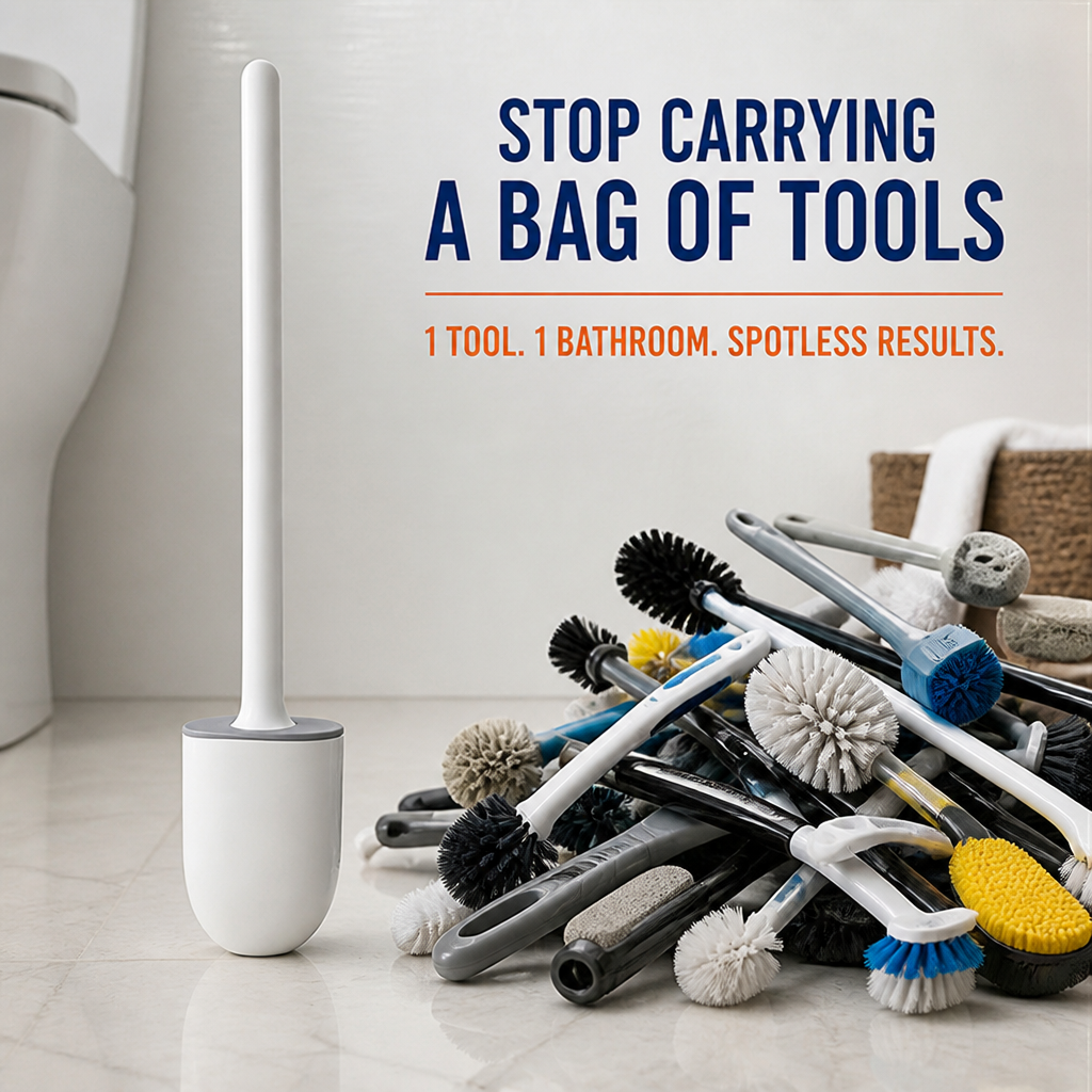 LumaSweep™ — Effortless Deep Cleaning That Keeps Your Bathroom Fresh and Pristine