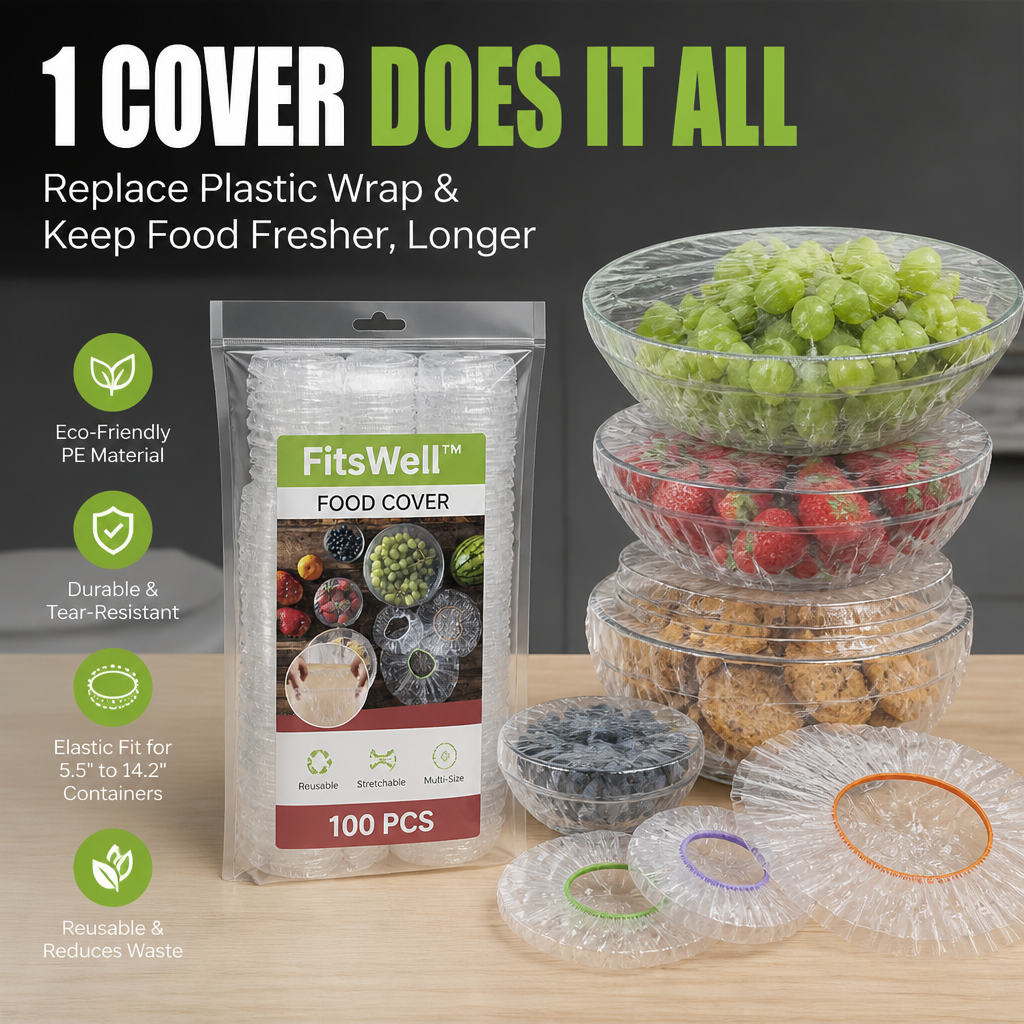 FitsWell™ — Seal in Freshness, Crush Food Waste, and Enjoy Every Bite Like New