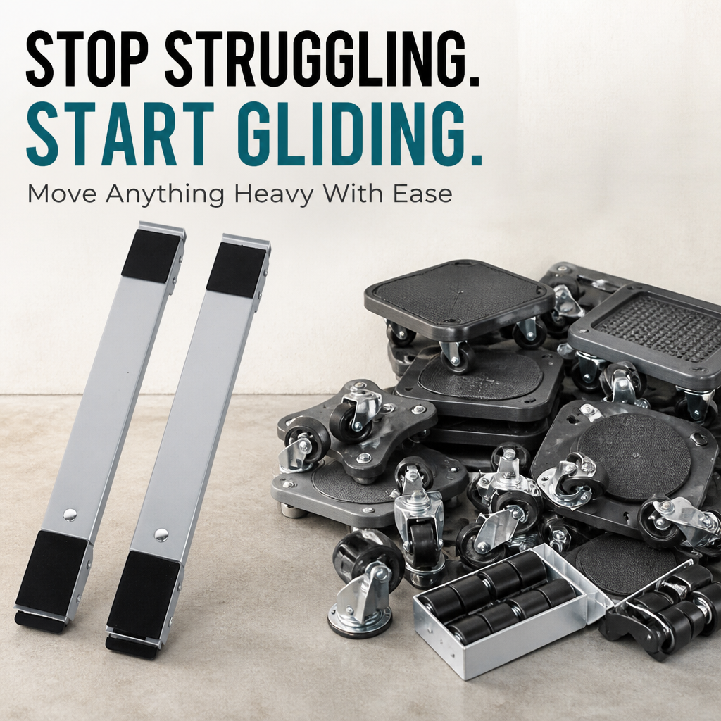 GlideShift™ — Move Heavy Appliances Effortlessly Without Hurting Your Back or Floors