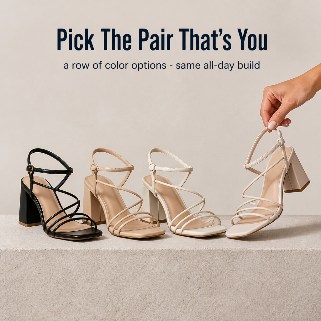 Velara™ Nude Heels — Step Boldly in Effortless Comfort and Timeless Style