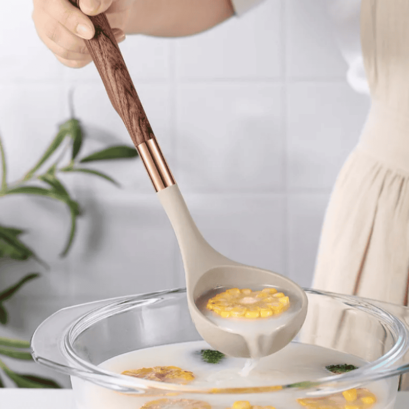 Essential 10-Piece Silicone Cooking Utensil Collection
