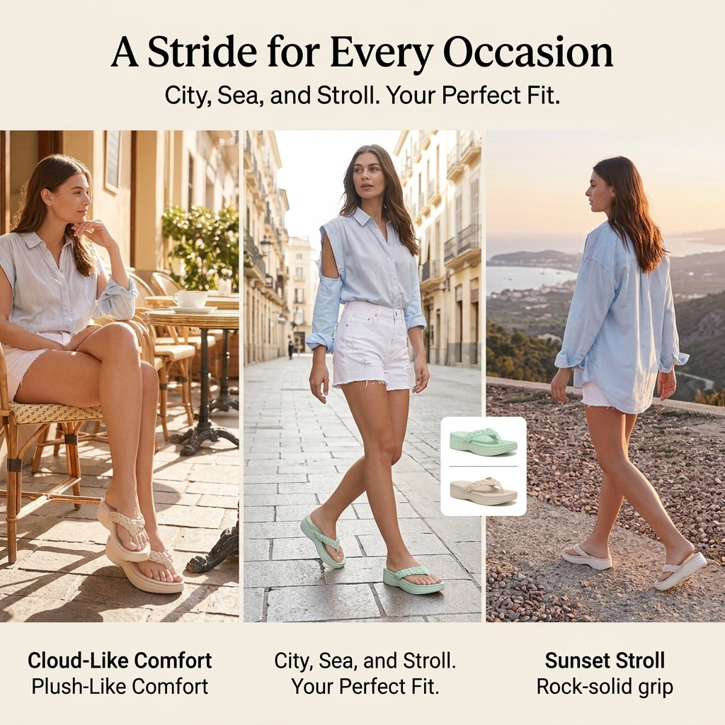 VivaStride™ Sandals — Walk Pain-Free All Day with Confidence and Cloud-Like Comfort