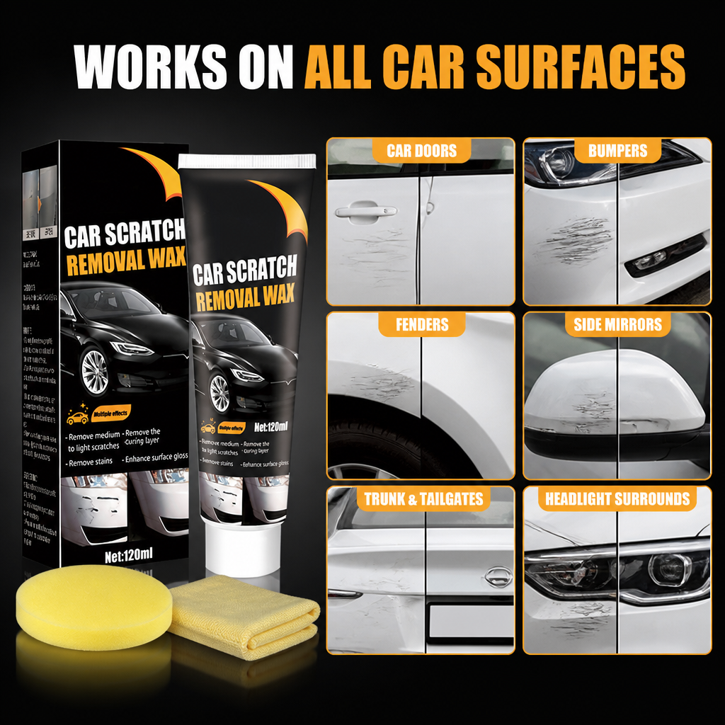 RadiantRide™ Scratch Renewal Paste — Transform Your Car’s Look and Pride in Minutes