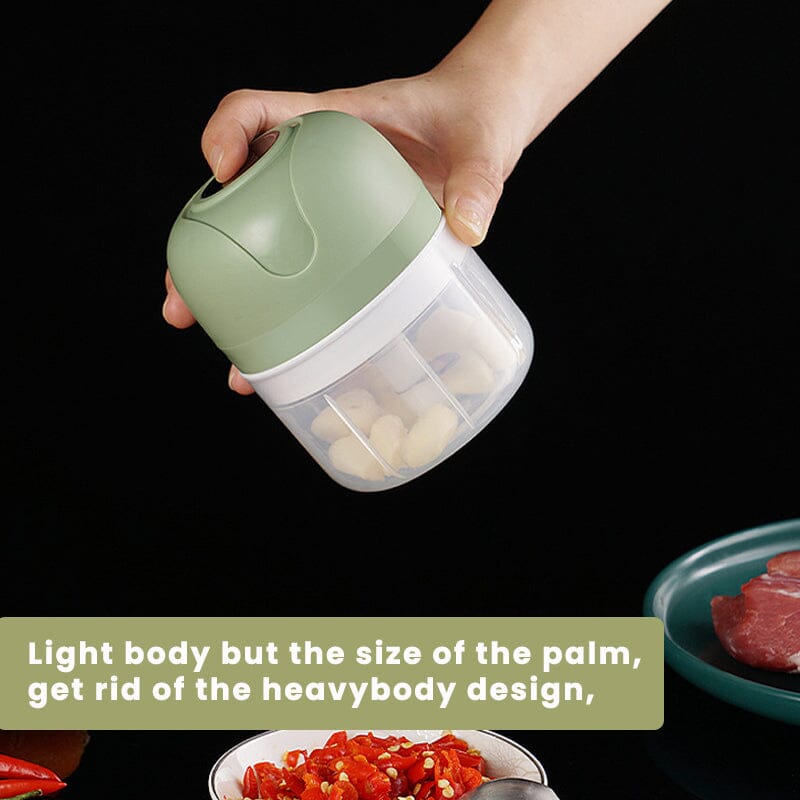 USB Rechargeable Garlic Chopper – Electric Food Processor