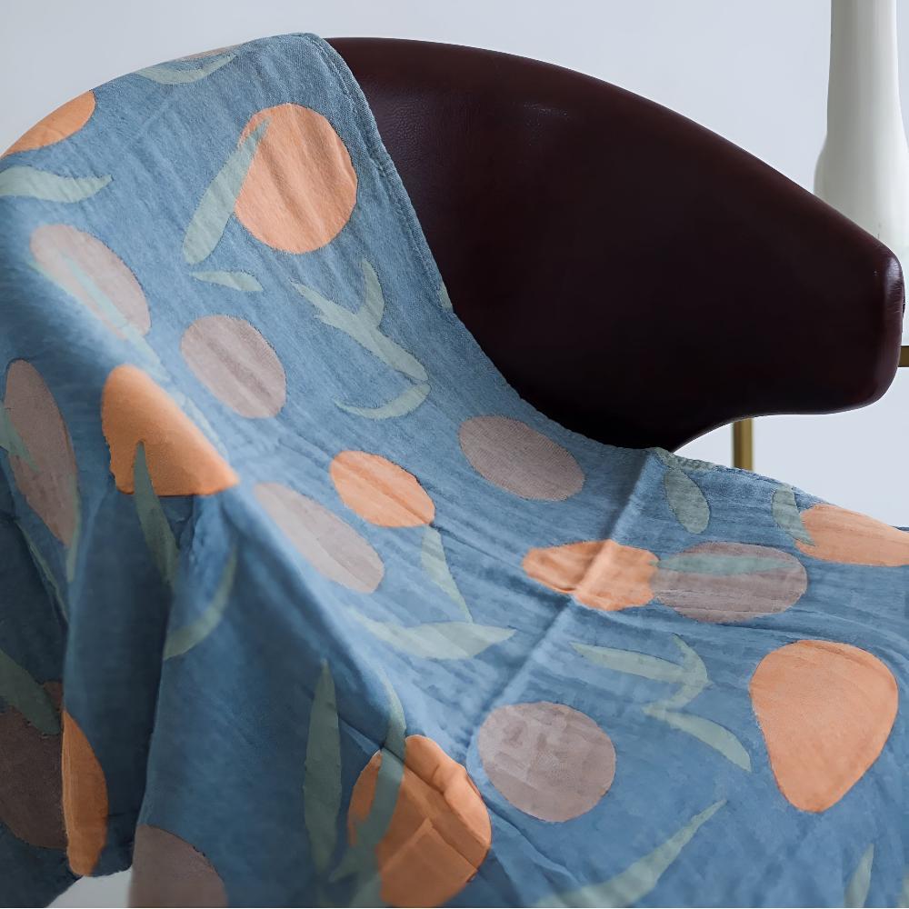 Abstract Patterned Cotton Bath Towel