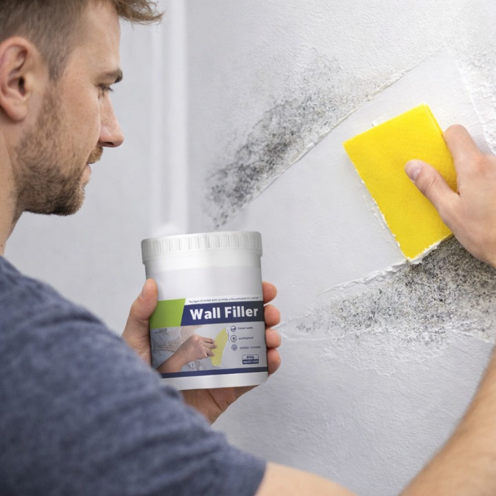 Mold-Resistant Wall Repair Compound – 500g Covers 3-4 m²