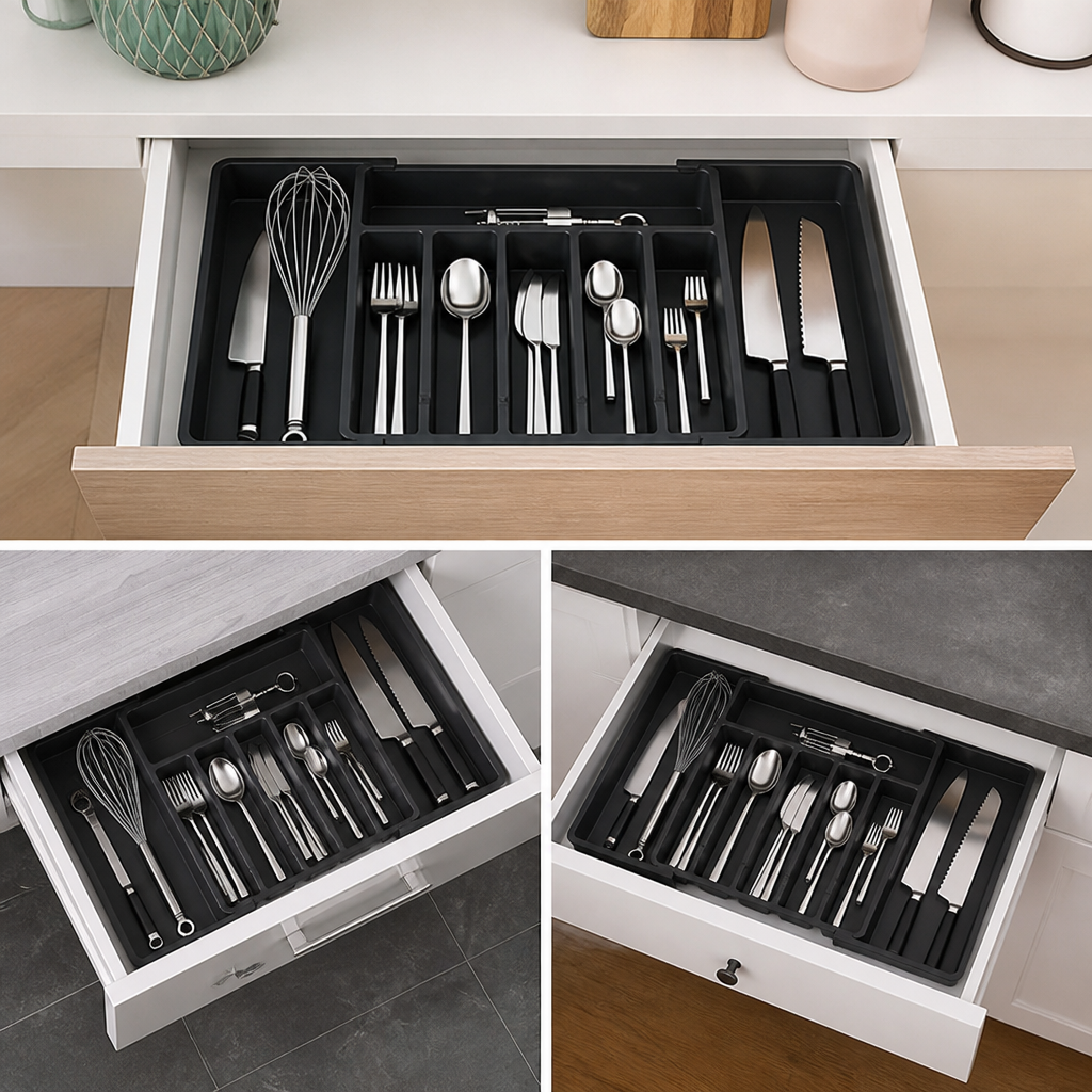 FlexiSort™ — Finally, a Drawer That Gives You Instant Calm and Perfect Order Every Time