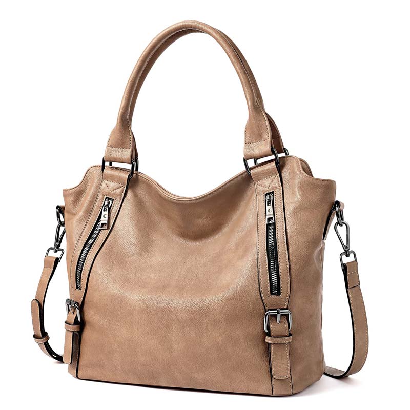 Adjustable Shoulder Strap PU Leather Crossbody Bag