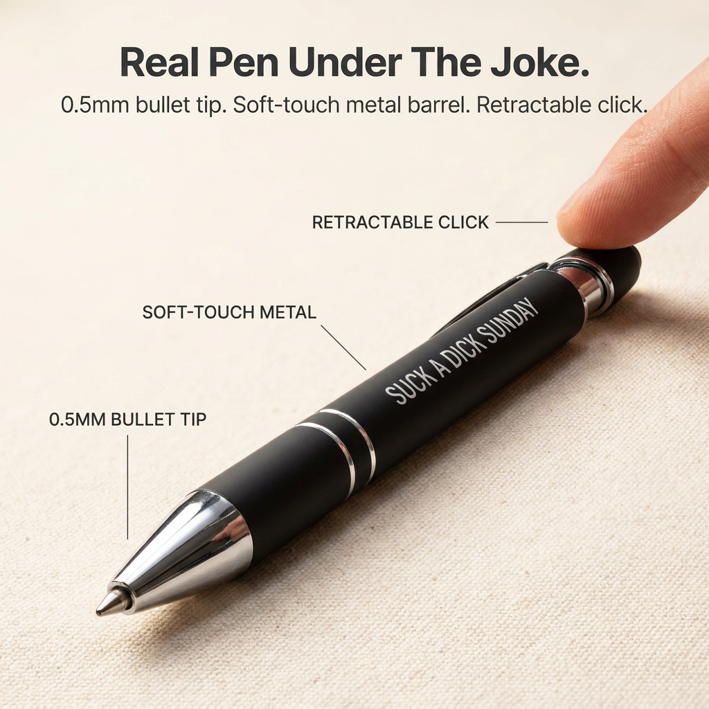 QuipQuirk™ — Express Yourself All Week with 7 Pens That Speak Your Mind