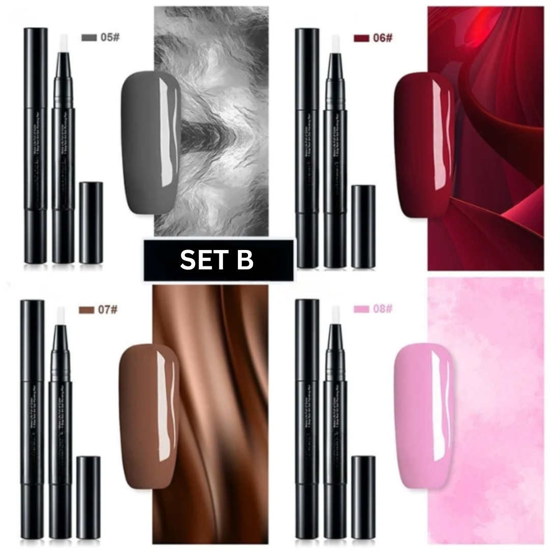 ChromaSwipe™ Gel Pen Set — Command Perfect, Show-Stopping Nails That Own Every Room