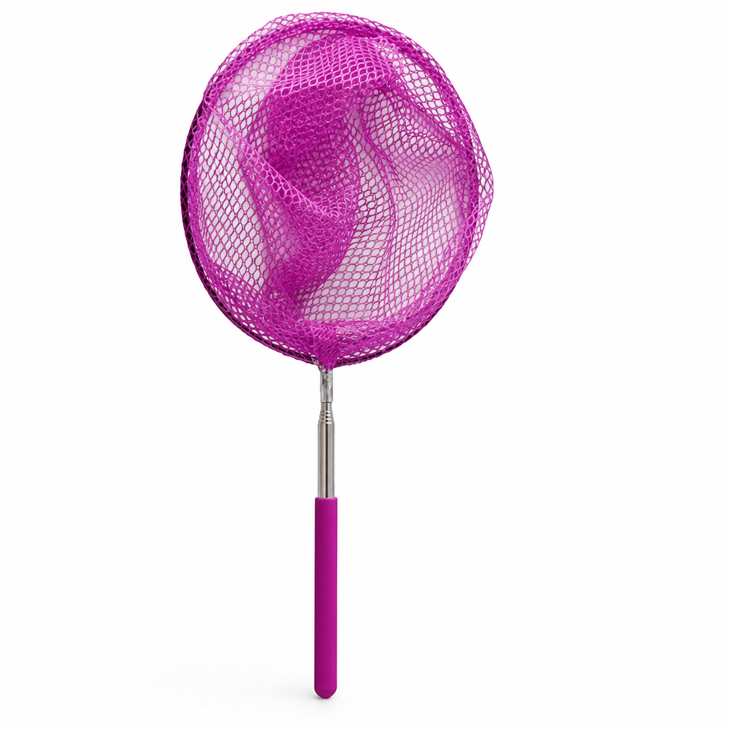 Telescopic Aluminum Fine Mesh Pool Skimmer (Adjustable 50-81 cm)