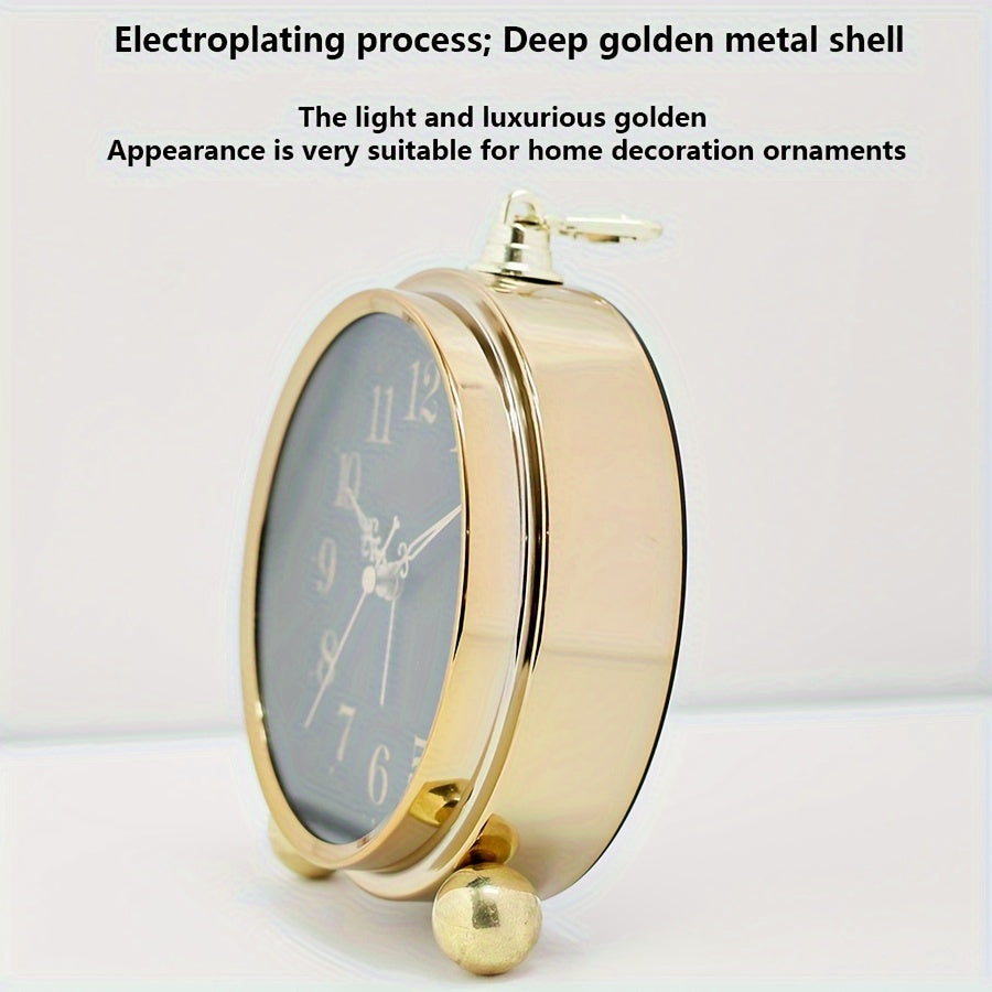Timeless Elegance – Retro Metal Alarm Clock