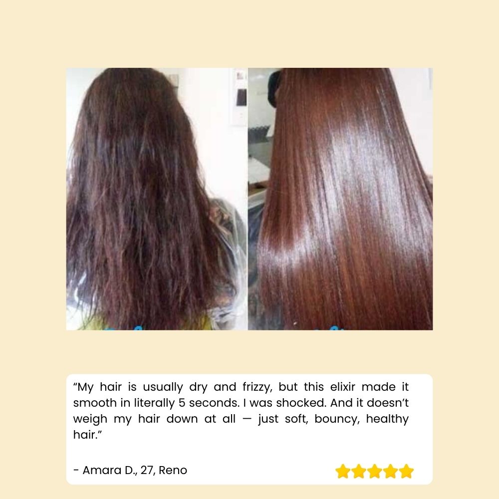 LuminaGlow™ Hair Elixir — Unleash Instant Silkiness and Show-Stopping Shine Every Day