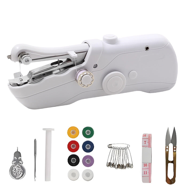 Portable Sewing Machine with Adjustable Speed and Easy Threading