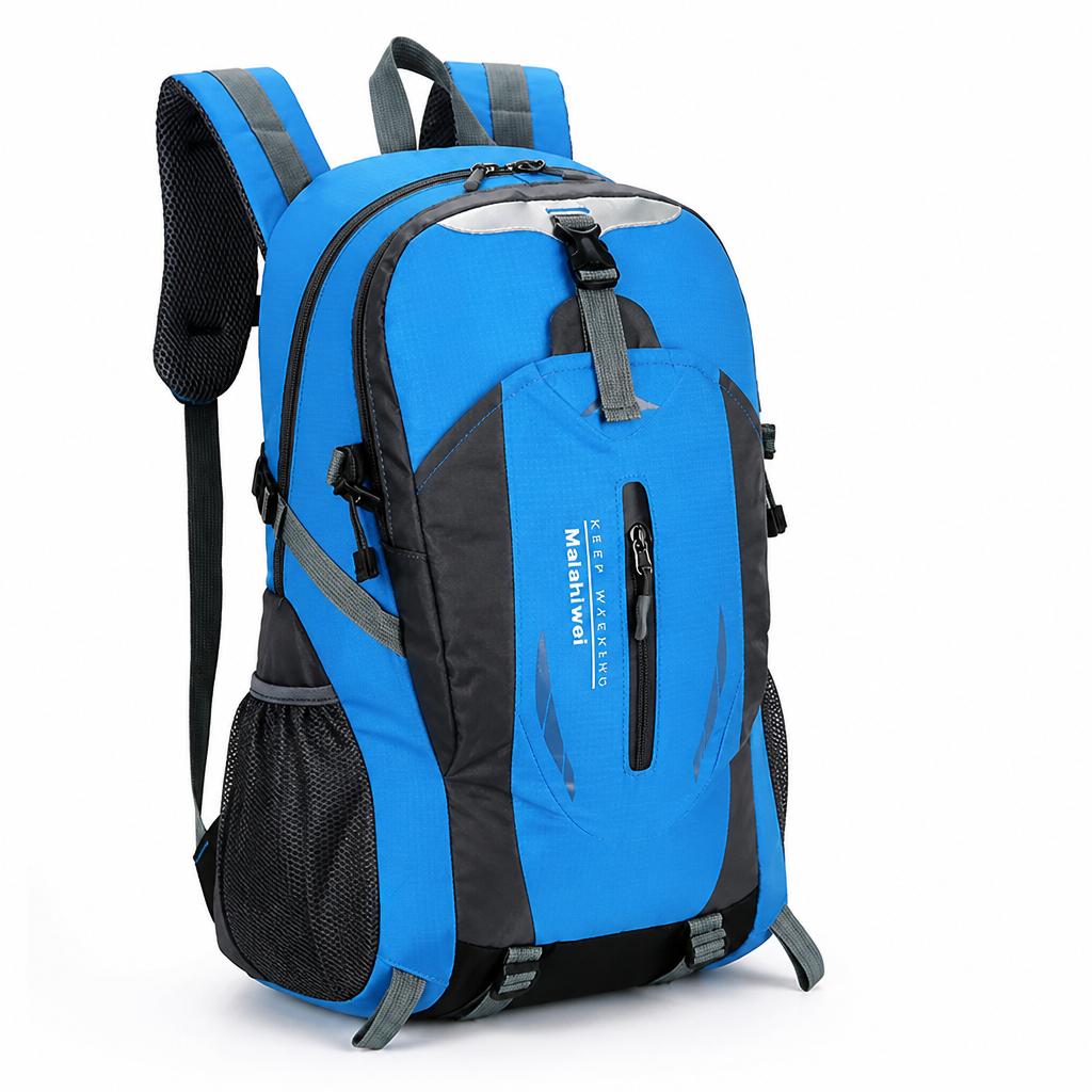 Water-Resistant Multi-Compartment Travel Backpack
