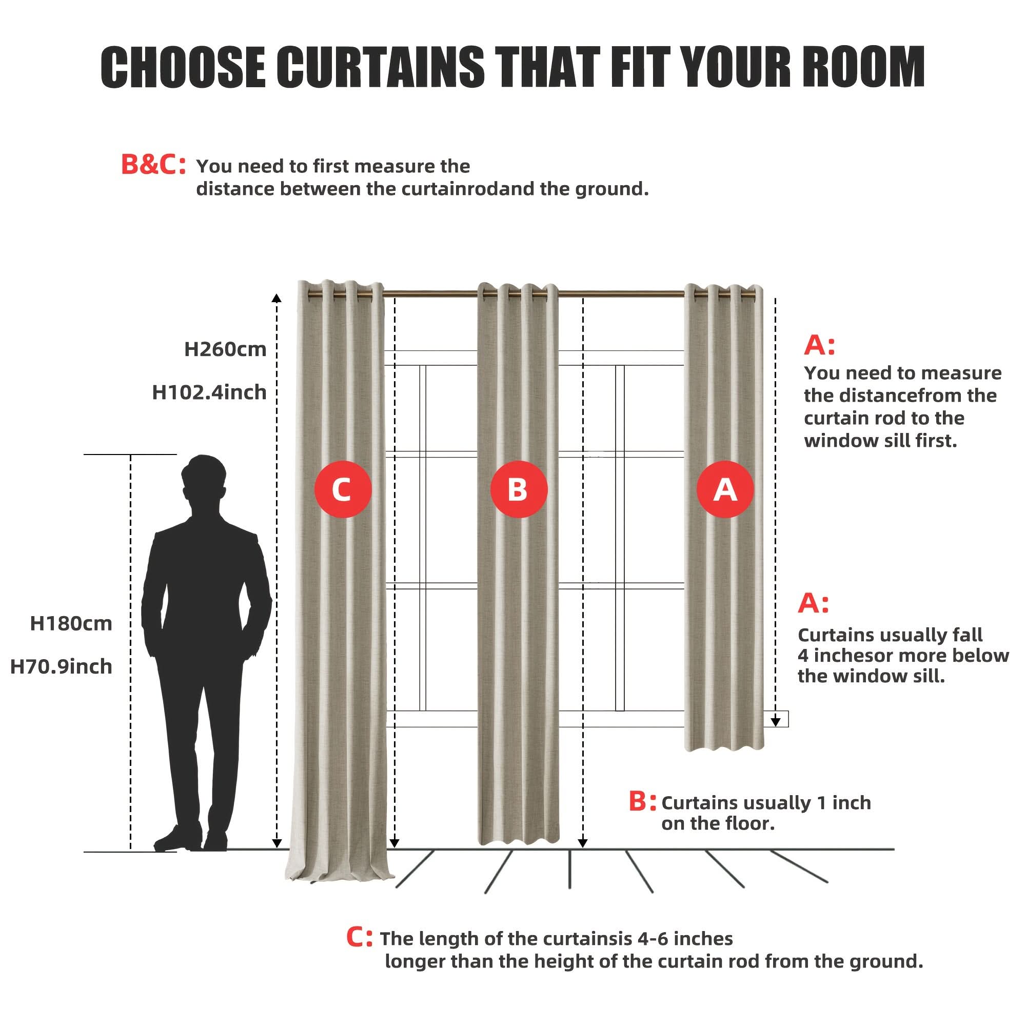 Textured Blackout Curtains for Stylish Living Room Decor