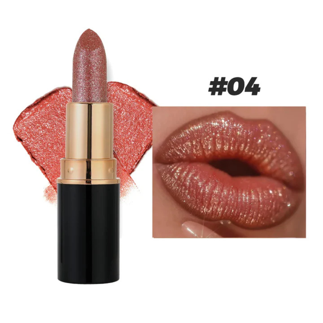 LustraShine™ Metallic Lipstick — Captivate with Unstoppable Shine and Softness All Day Long