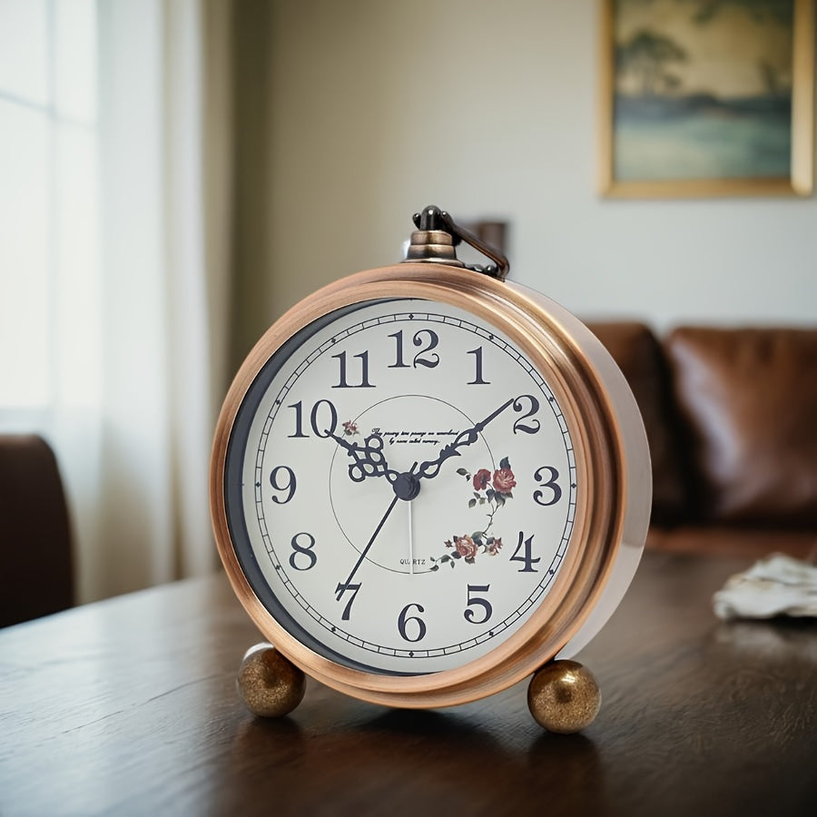 Timeless Elegance – Retro Metal Alarm Clock