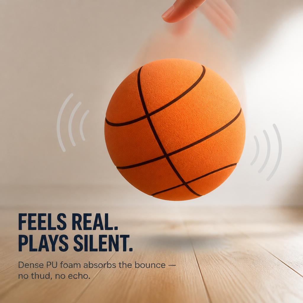 VoltRise™ — Stick, Shoot, Score: Quiet Indoor Basketball with Zero Drill Holes