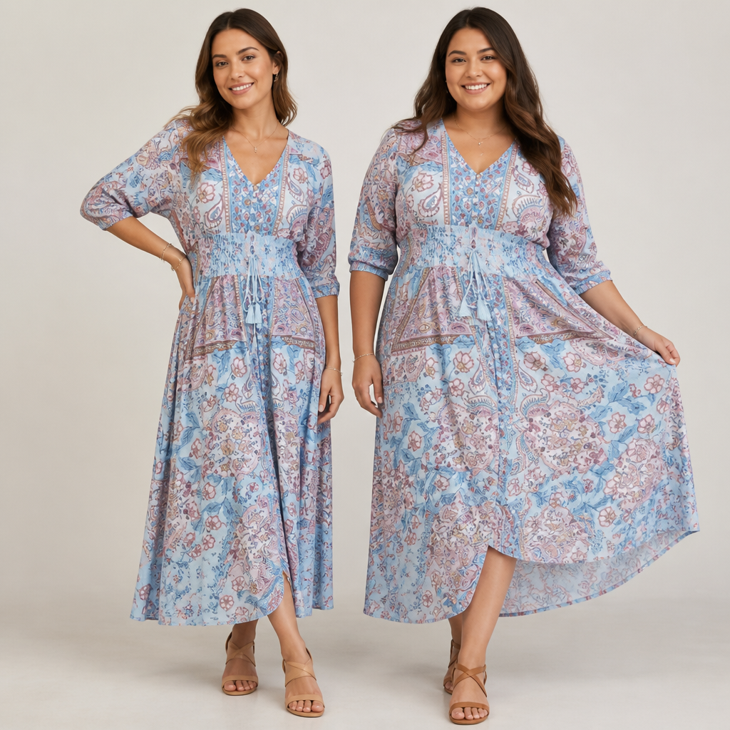 LumaBella™ Floral Dress — Feel Radiant and Cool All Summer Long