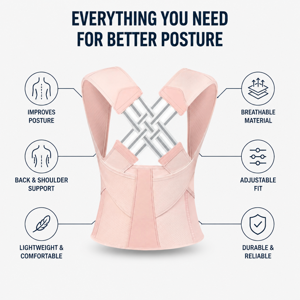 SpineBoost™ — Stand Taller Instantly and Move Through Your Day Pain-Free